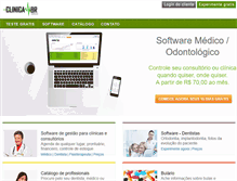 Tablet Screenshot of clinicabr.com.br
